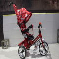 baby tricycle with 4 in 1/2016 new luxury steel frame children tricycle with canopy/cheap kids tricycle with round control